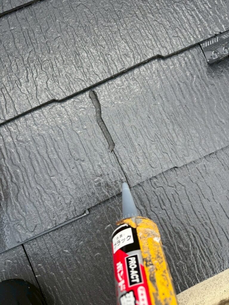 大田区、南雪谷、外壁塗装、屋根塗装、遮熱塗料、アステック、ひび割れ補修、中塗り
