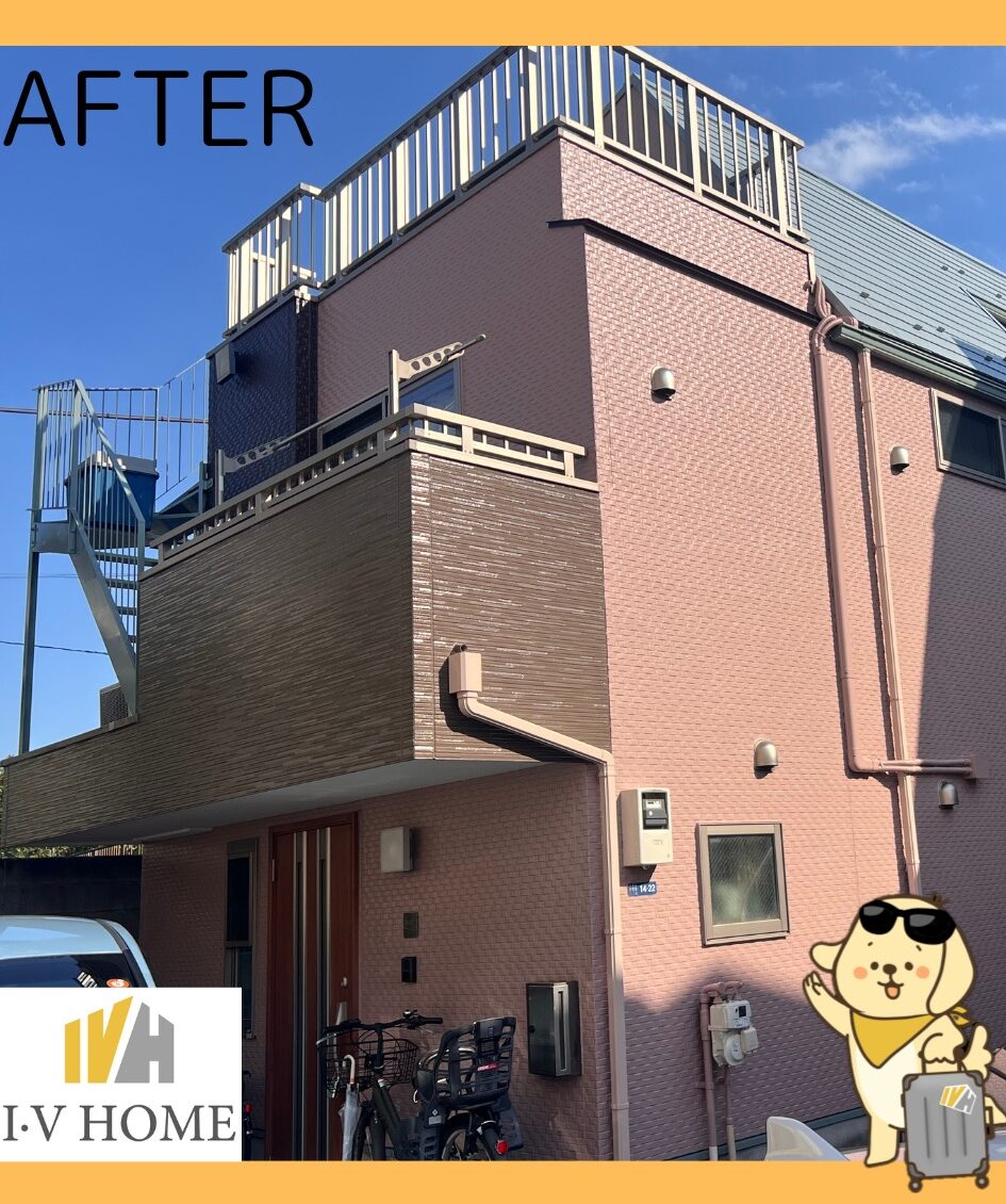 大田区　サイディング3トーン　施工事例