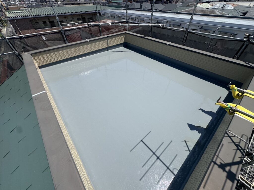 川崎市多摩区登戸　屋上　防水塗装