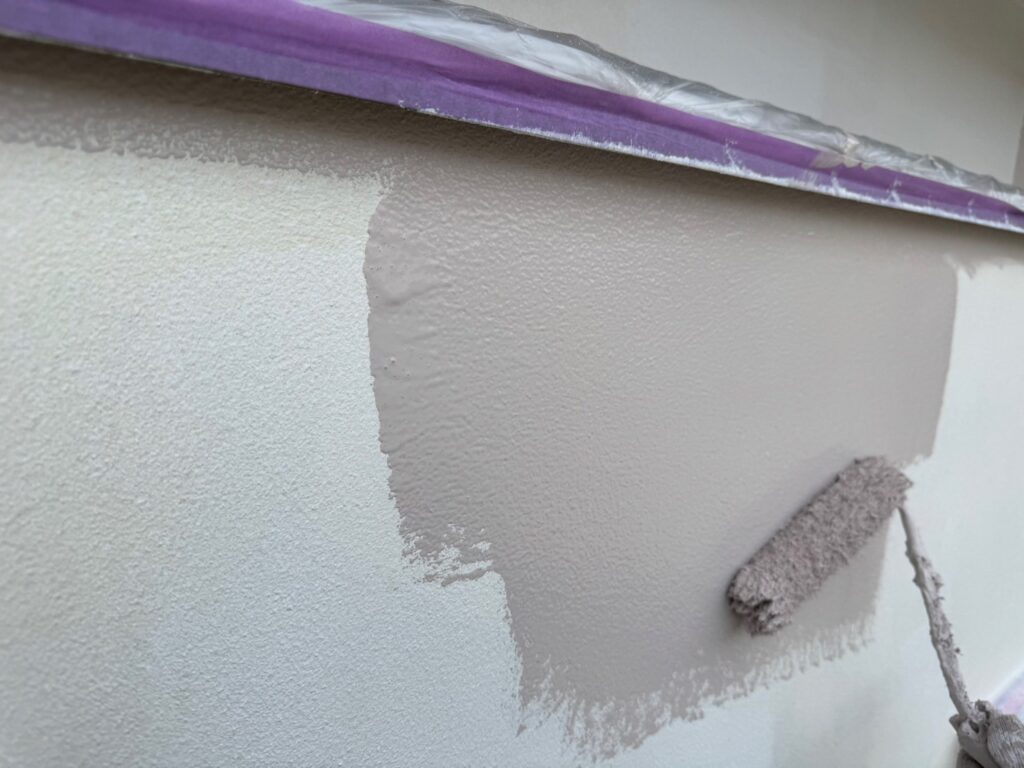 中塗り作業