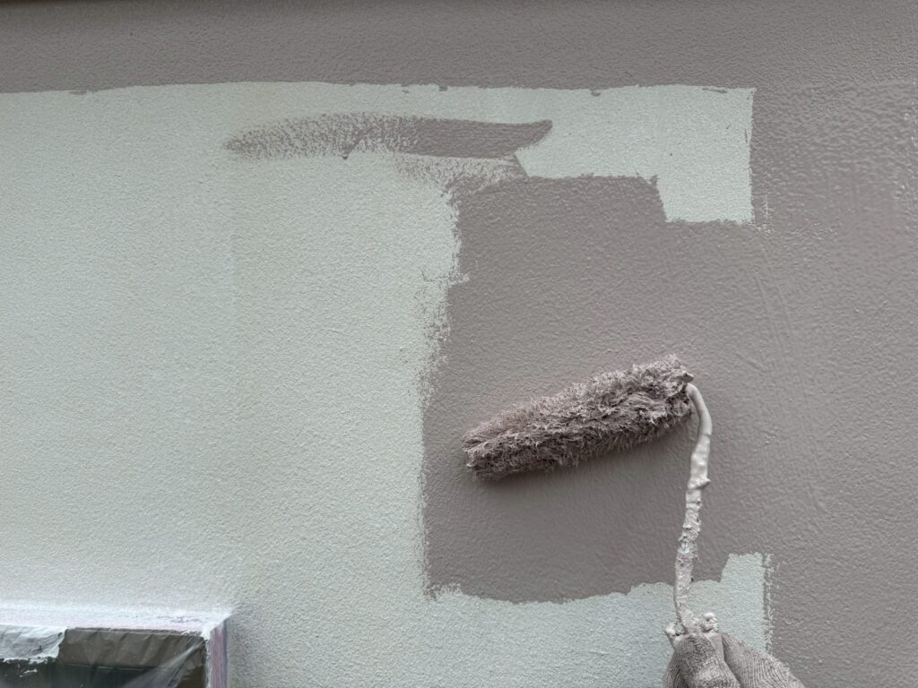 中塗り作業