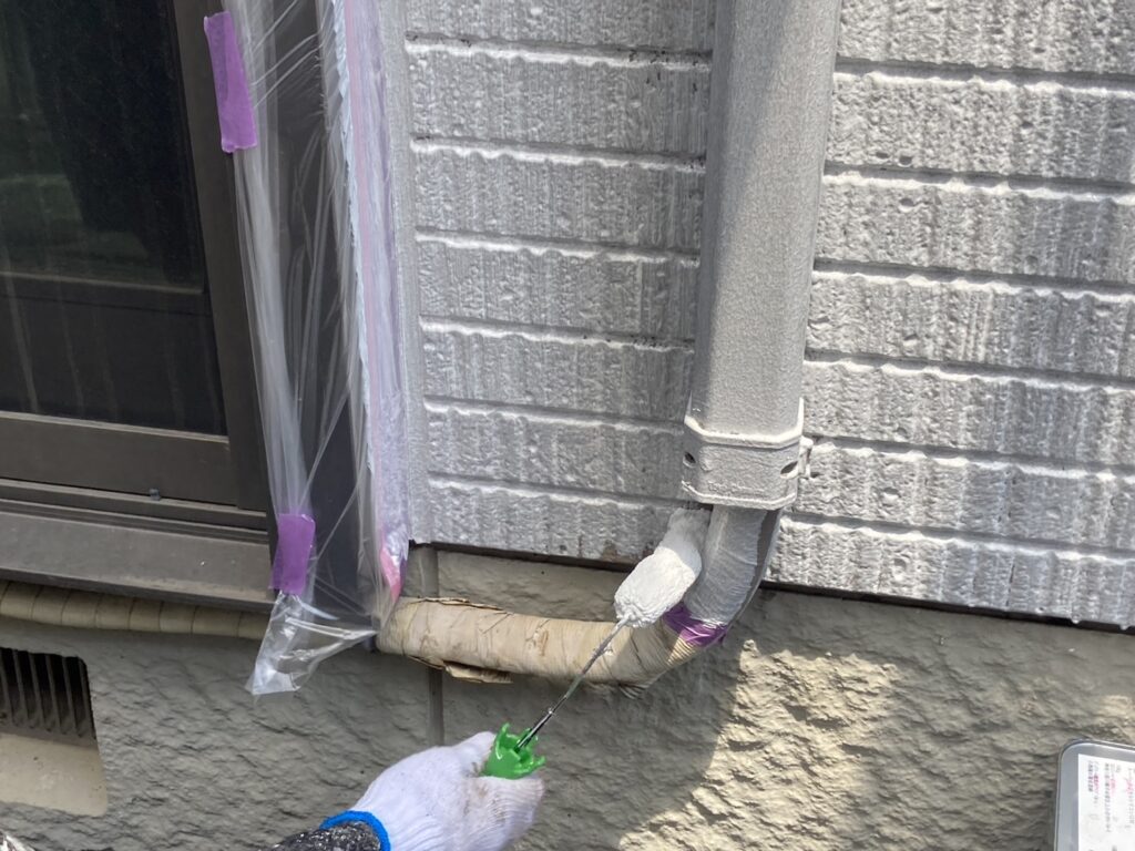 エアコンホースの塗装