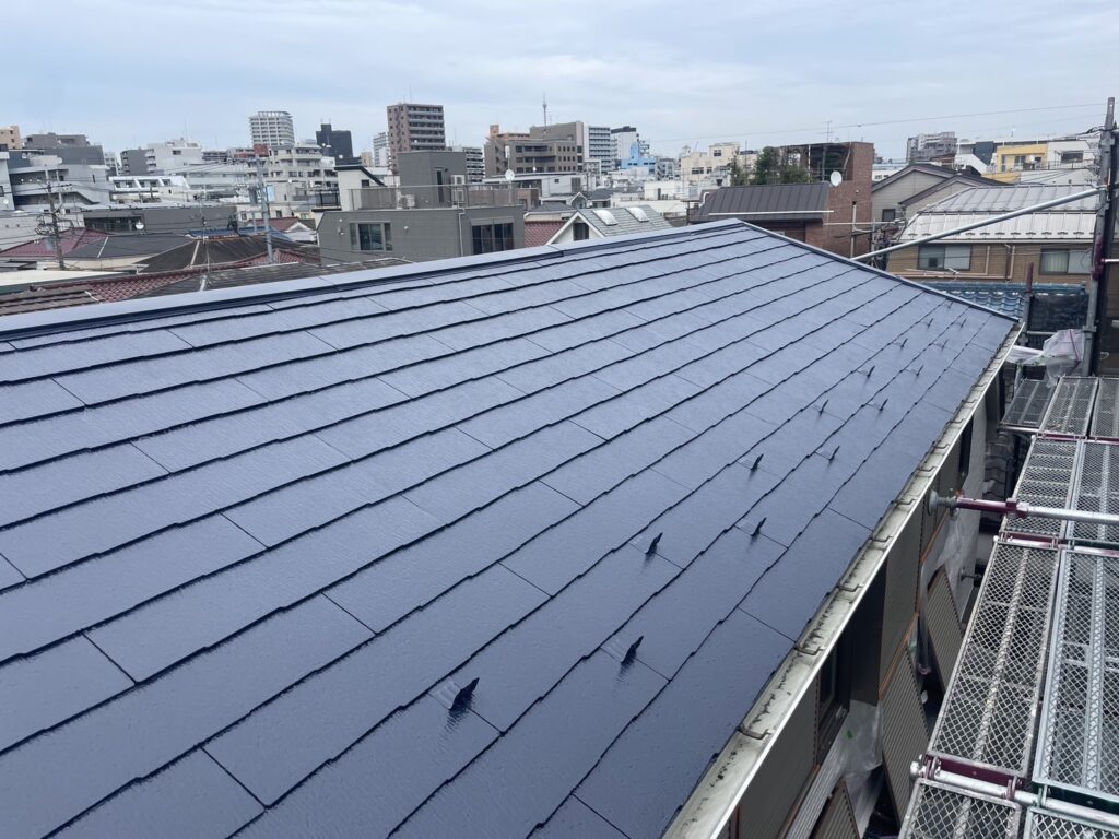 ミッドナイトブルー施工後
