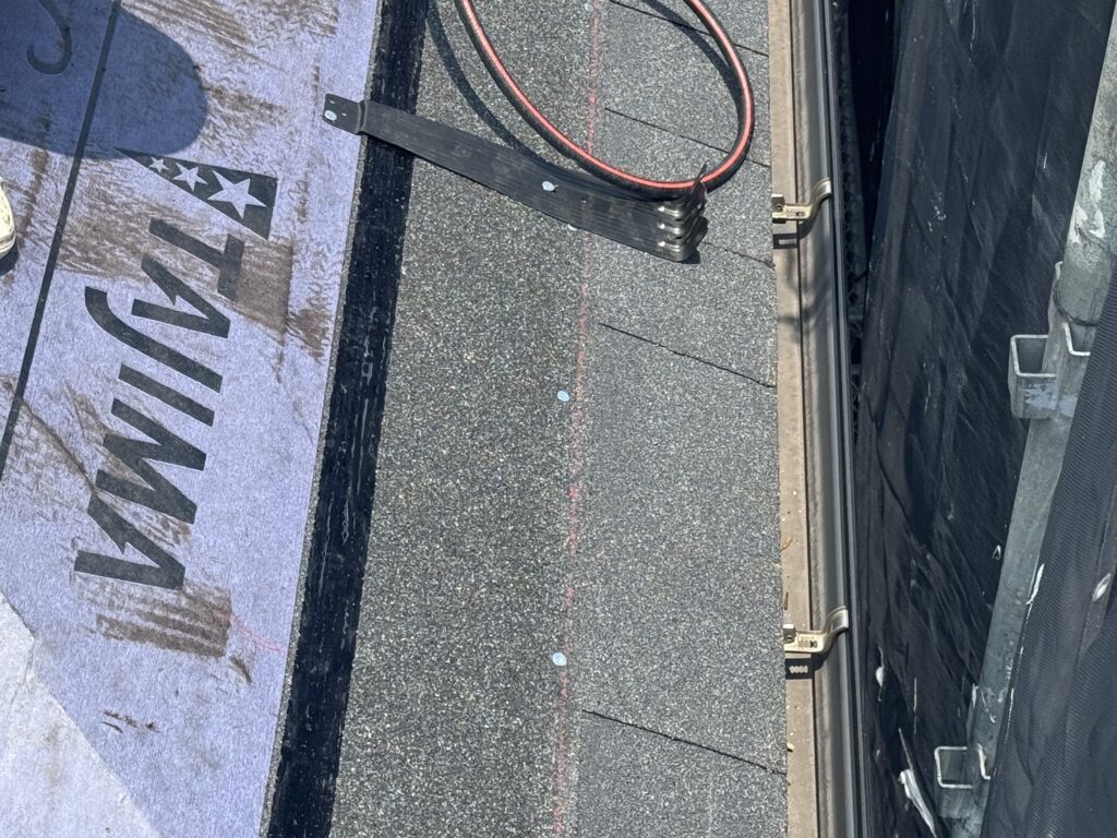 雪止め設置後