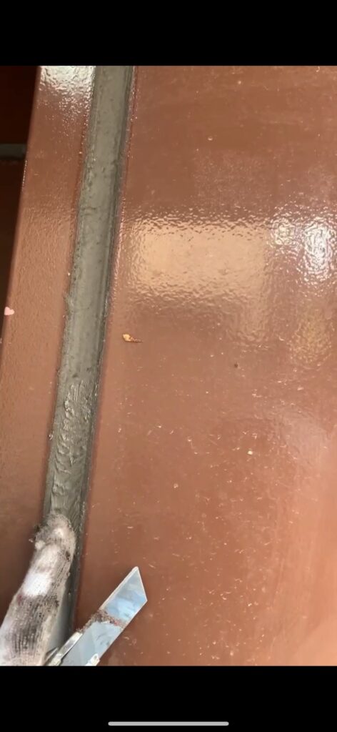 硬化不良コーキング