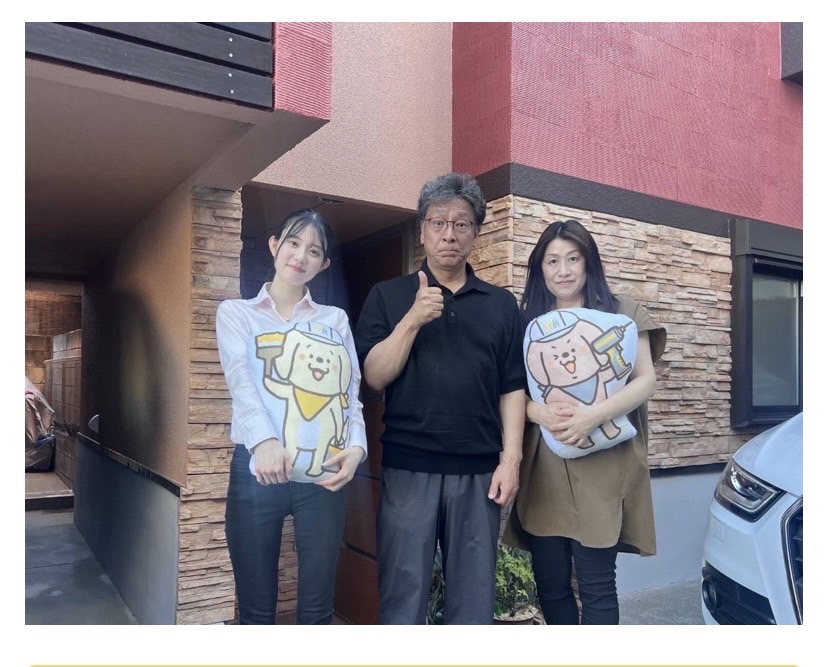 大田区南馬込にて既存の綺麗な色合いとオシャレなデザインをそのまま残し３階戸建てモルタルの塗装を行いました