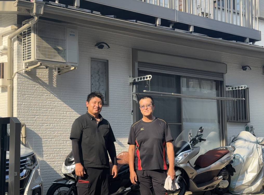 大田区蒲田本町にて築13年3階戸建てサイディング外壁と屋根の塗装補修