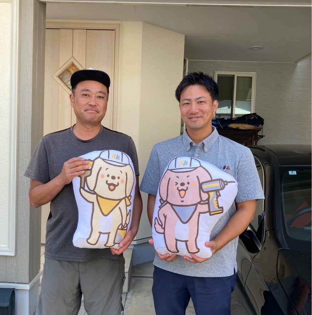 大田区上池台にてモルタル壁とコロニアル屋根の塗装補修、防蟻を行いました