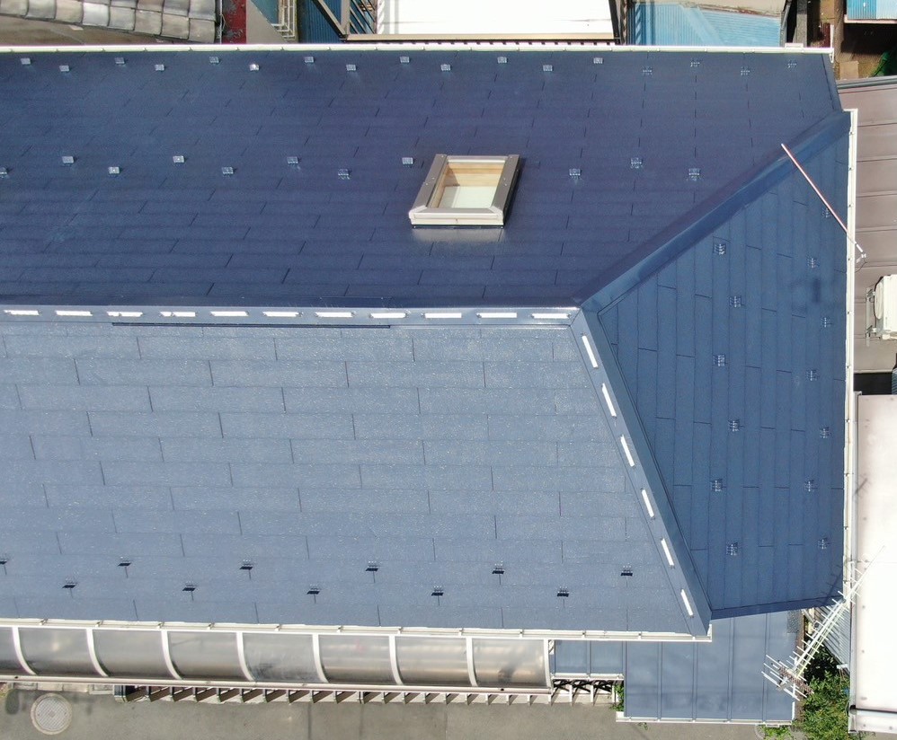 屋根塗装後