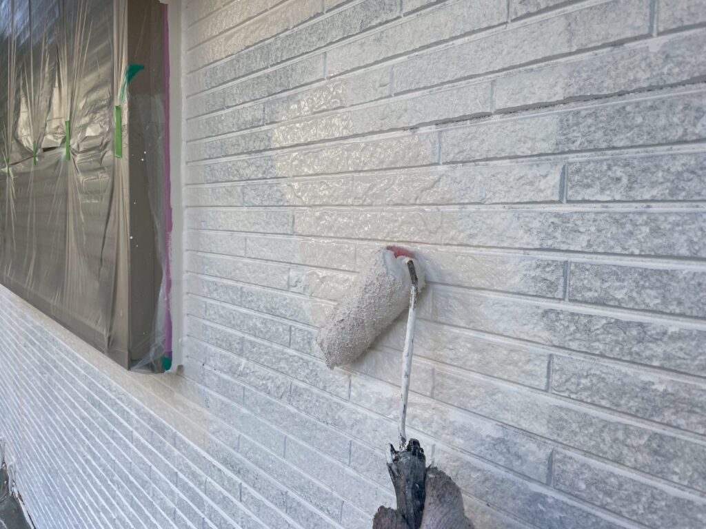 外壁中塗り