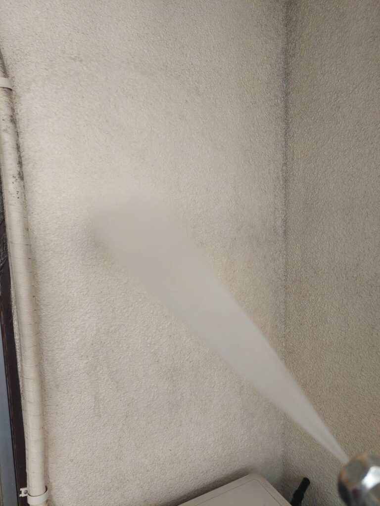 塗装前の高圧洗浄