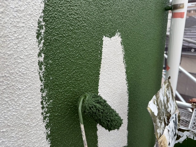 外壁中塗り