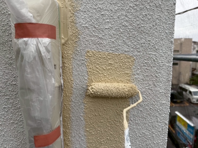 外壁中塗り