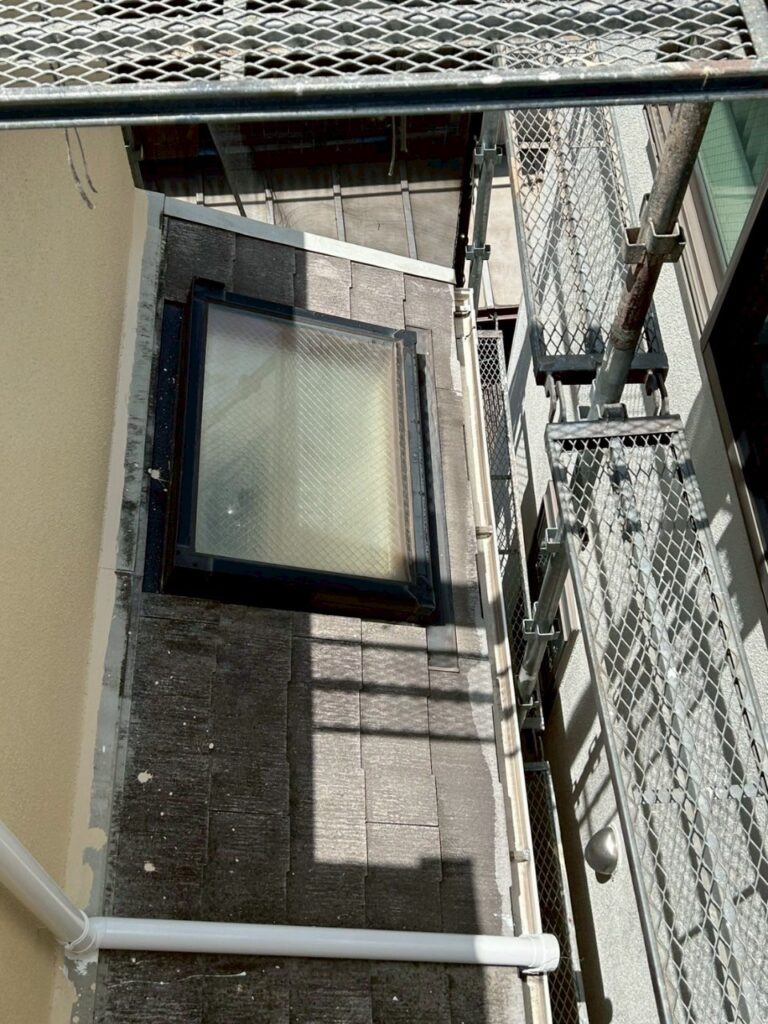 天窓周り屋根施工前