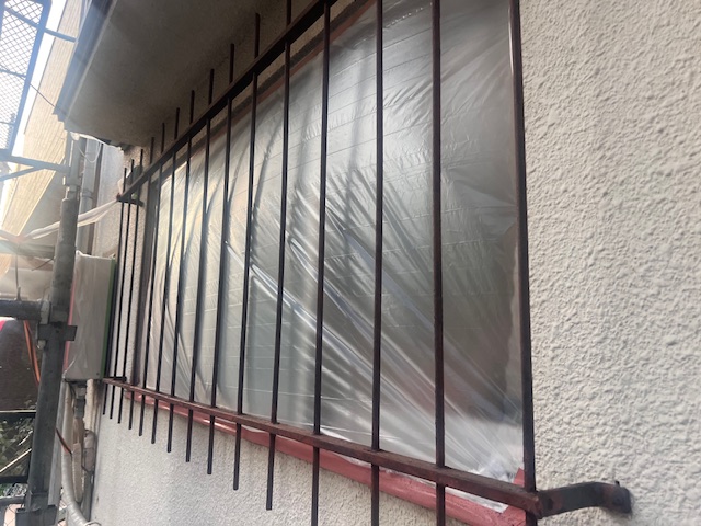 塗装前の養生