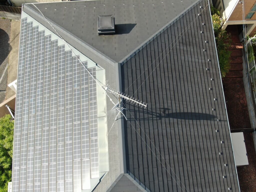 大田区西馬込　屋根ドローン　写真