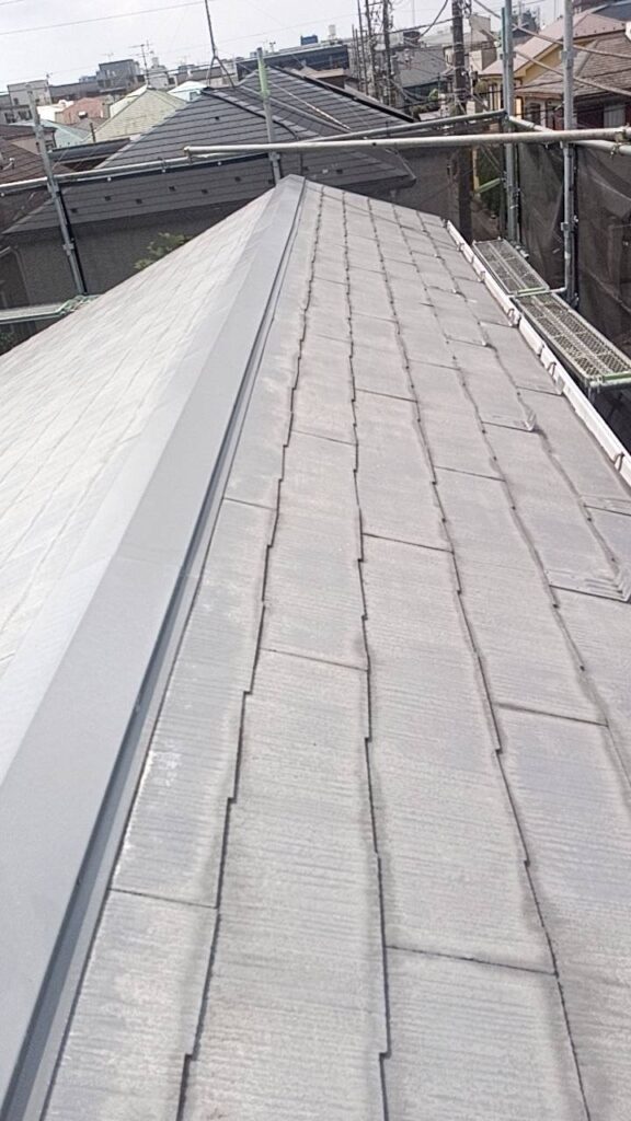 屋根下塗り