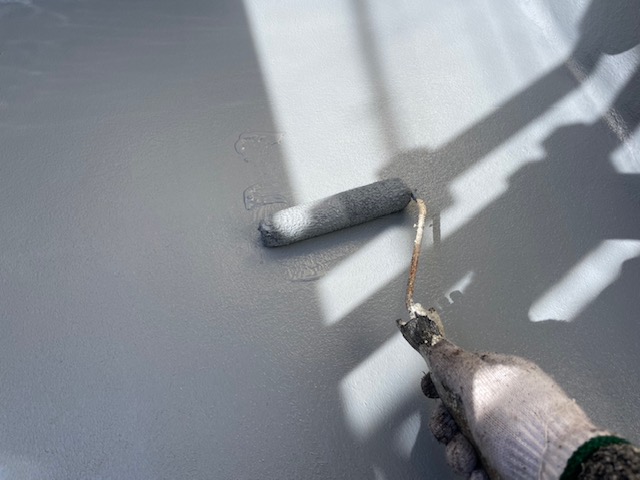 ベランダ床塗装