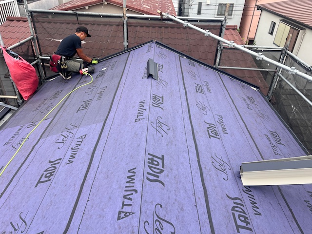 屋根防水シート新設