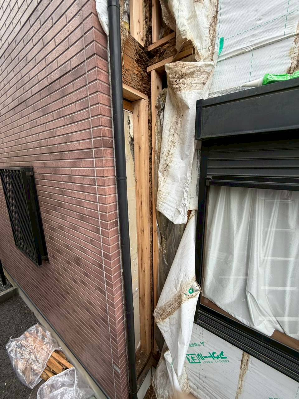 埼玉県草加市にてシロアリ被害部分の大工工事行いました