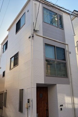 大田区久が原にて築13年戸建て外壁の塗装補修を行いました