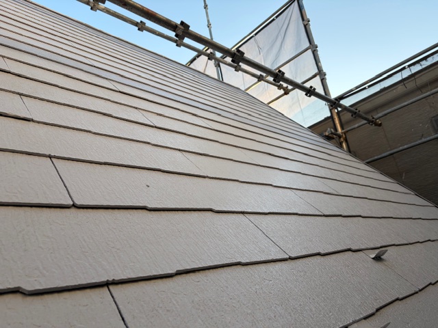 大田区新蒲田にて屋根を遮熱塗料による塗装補修を行いました