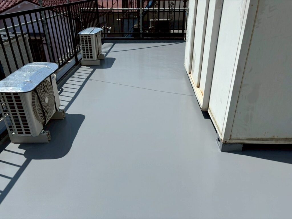 トップコートの塗布後