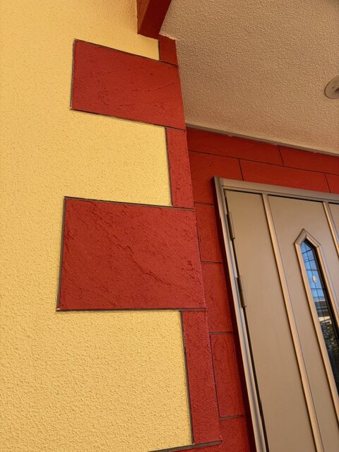 タイル調のプラ目地