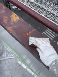 鉄部のメンテナンス