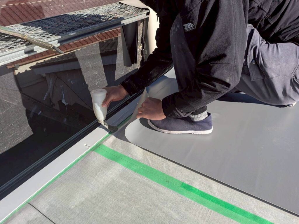 エンビシートを敷く