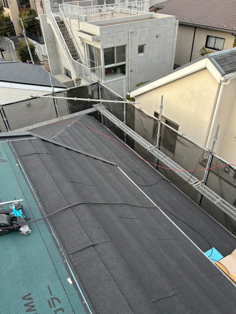 新屋根材の新設