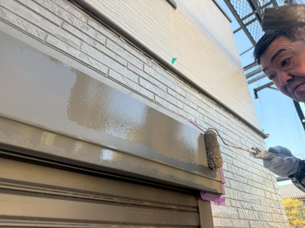 シャッターBOX塗装