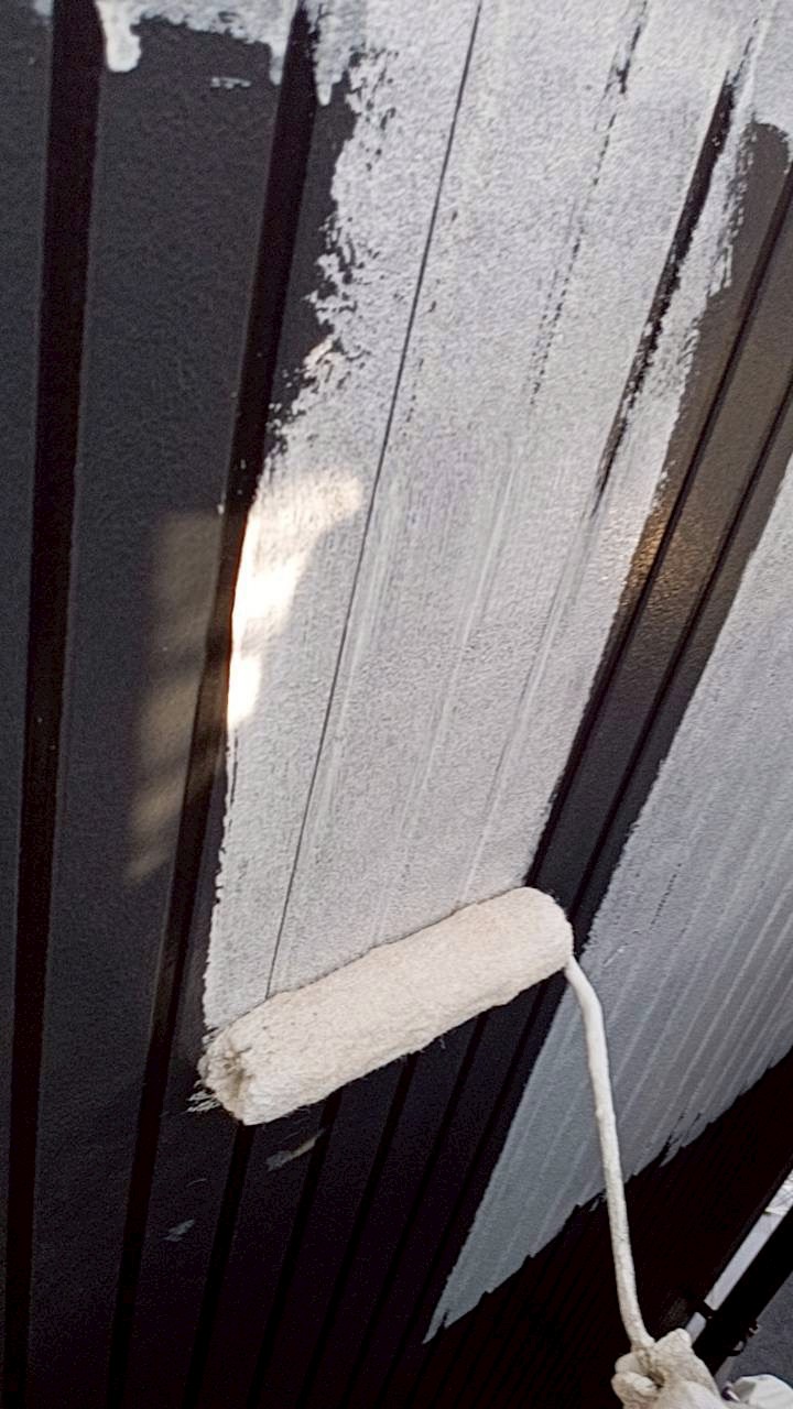 大田区仲六郷で家の壁を長持ちさせる塗装（下塗り）をしてきました