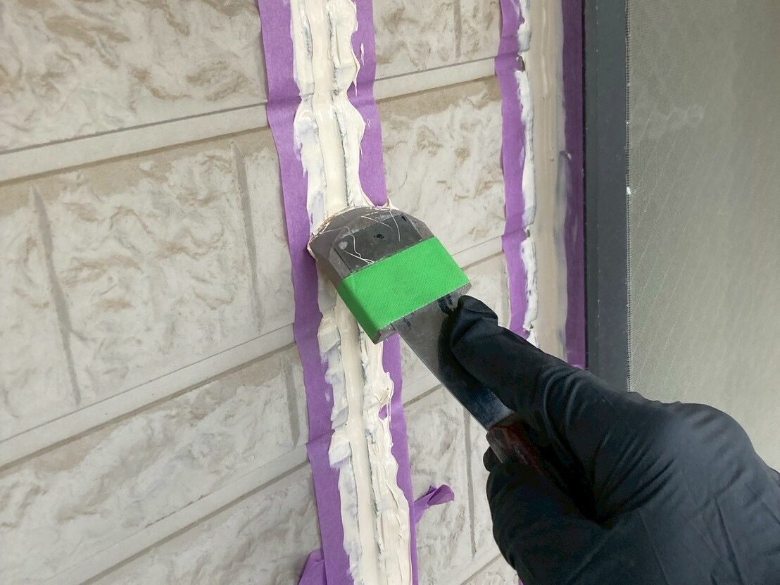 コーキング充填