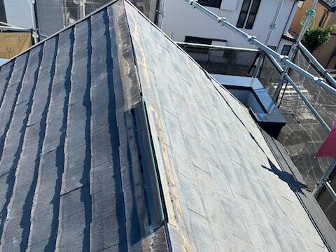 貫板・棟板金取り外し