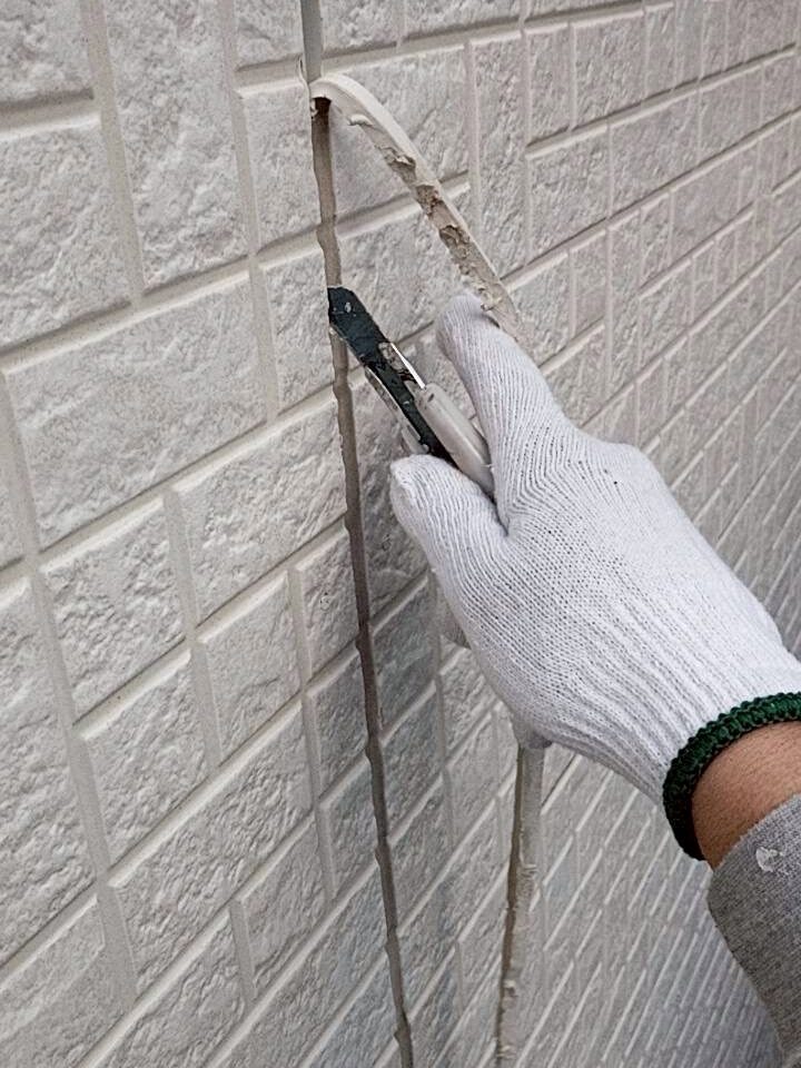 コーキング撤去