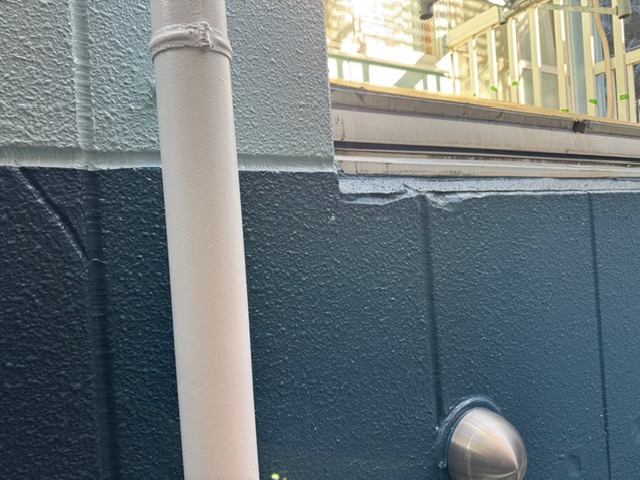 塩ビパイプ塗装